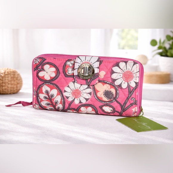 Vera Bradley 3pc Set in BLUSH PINK - Picture 6 of 9